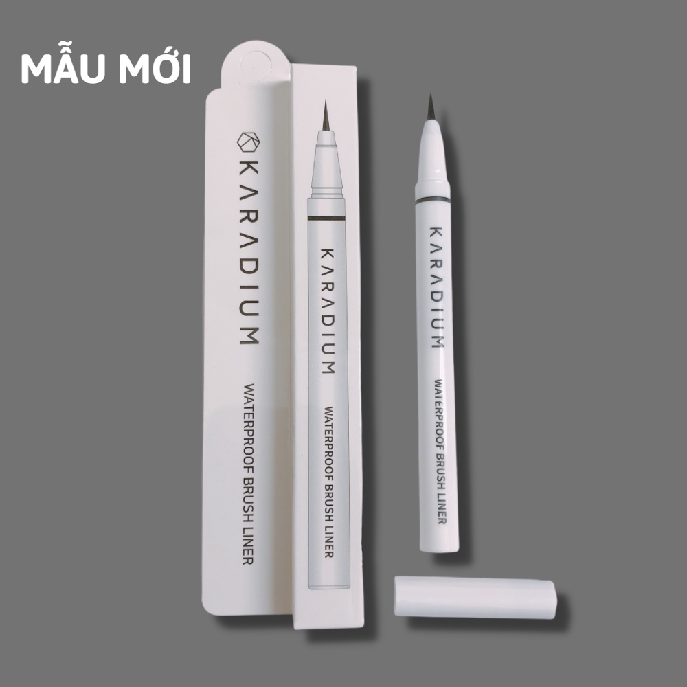 Bút dạ kẻ mắt nước Karadium Hàn Quốc vỏ nâu và vỏ trắng