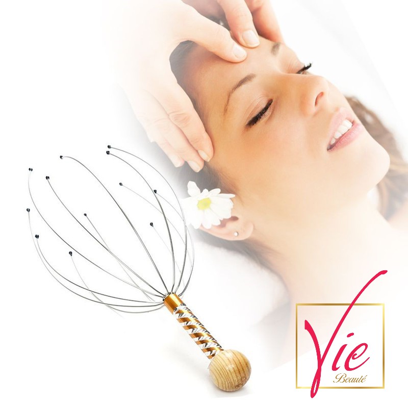 Dụng cụ massage đầu - dụng cụ massage đầu bằng tay thư giản cực phê viebeauté