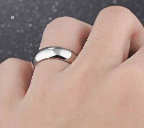 Nhẫn chỉ titanium vĩnh viễn không đen gỉ