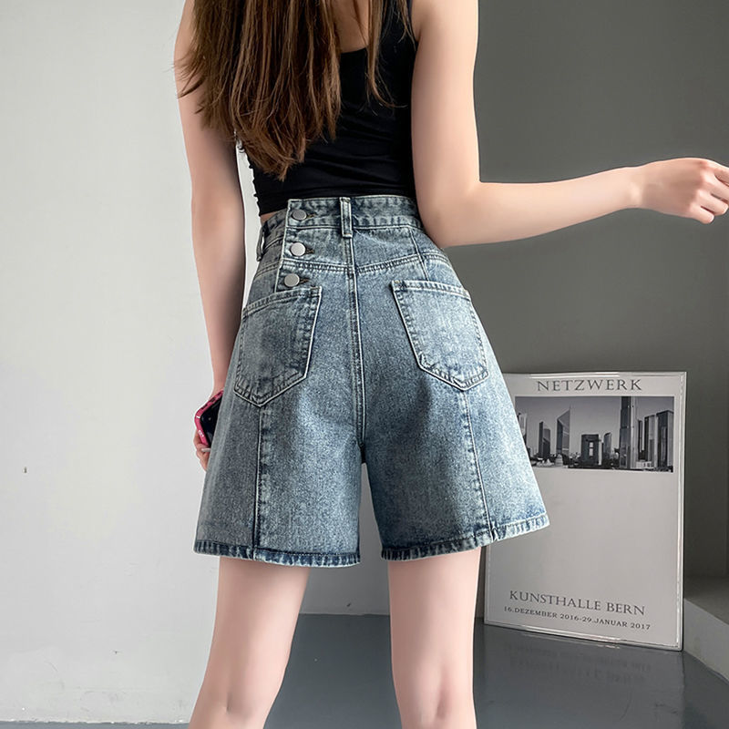 y2k American Vintage High Street Denim Shorts for girls Women