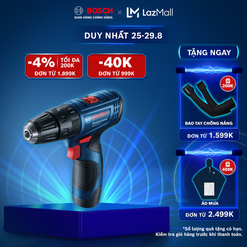 Máy khoan động lực pin gsb 120-li
