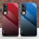 For VIVO V50 Lite Phone Case Gradient 9H Tempered Glass Protector Colorful Soft Edge for Vivo V50 Lite Cover Casing HP. 