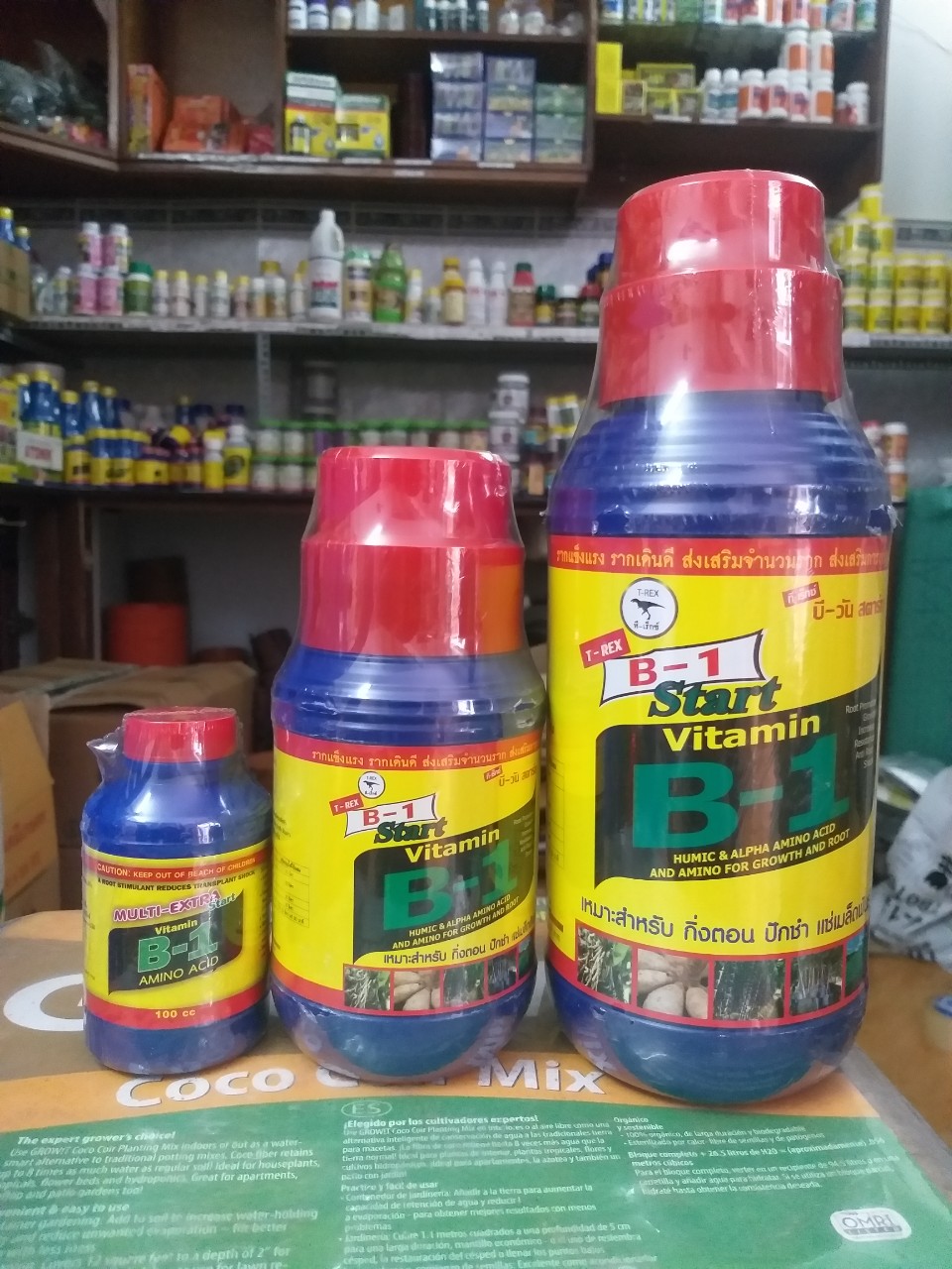 Phân Bón Lá Vitamin B1 Thái Lan Xanh chai 100ml
