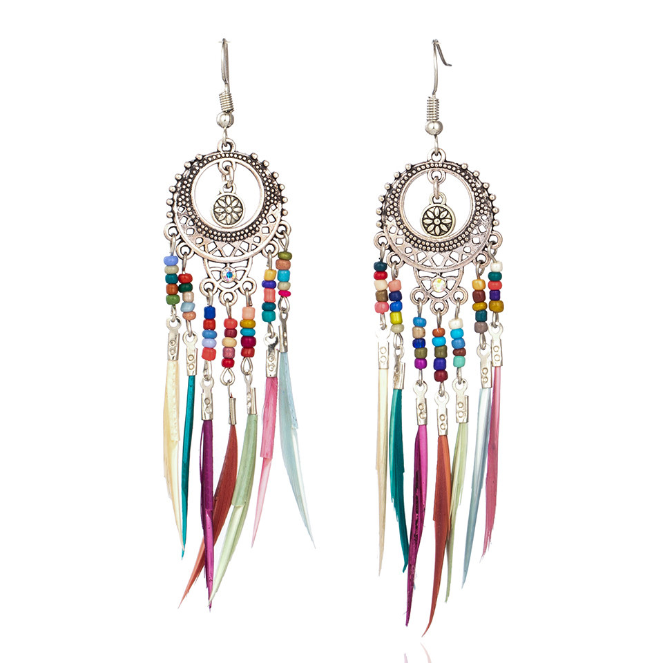Golden%20Silver%20Color%20Vintage%20Ethnic%20Long%20Feather%20Dangle%20Drop%20Wo%20Female%202023%20Wedding%20Jewelry%20Accessories%20-%20Image%202