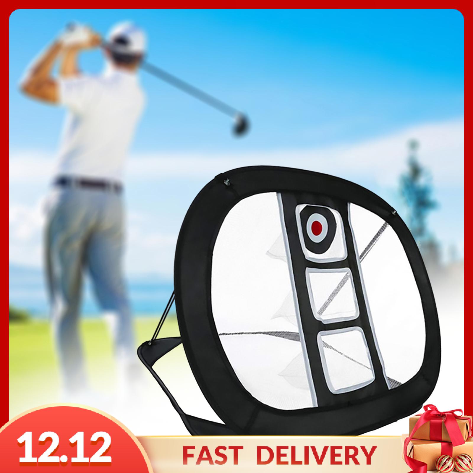 Gispark Golf Chipping Net Easy Setup Folding Golf Practice Net for Backyard Practice