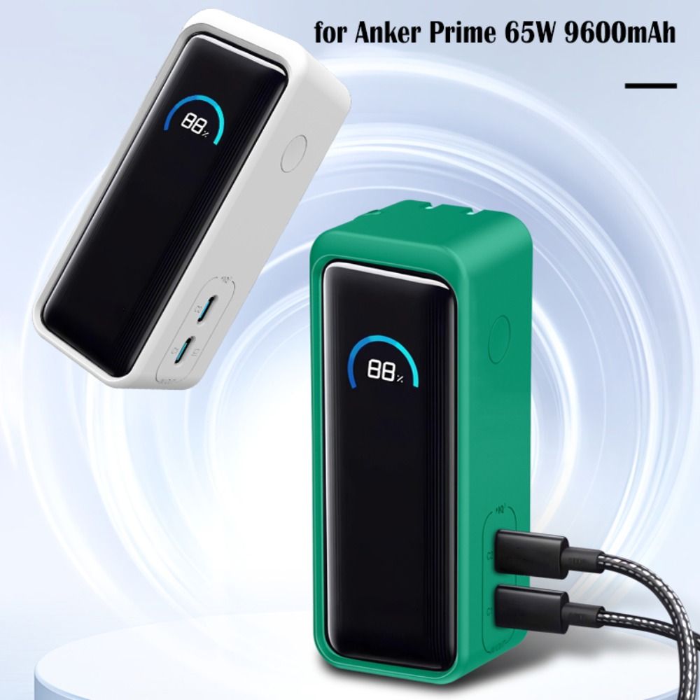 WASTELAND BEAUTY Silicone Protective Case Shockproof Dustproof Shell High Quality Soft Power Supply Cover for Anker Prime 9600mAh 65W Power Bank Travel