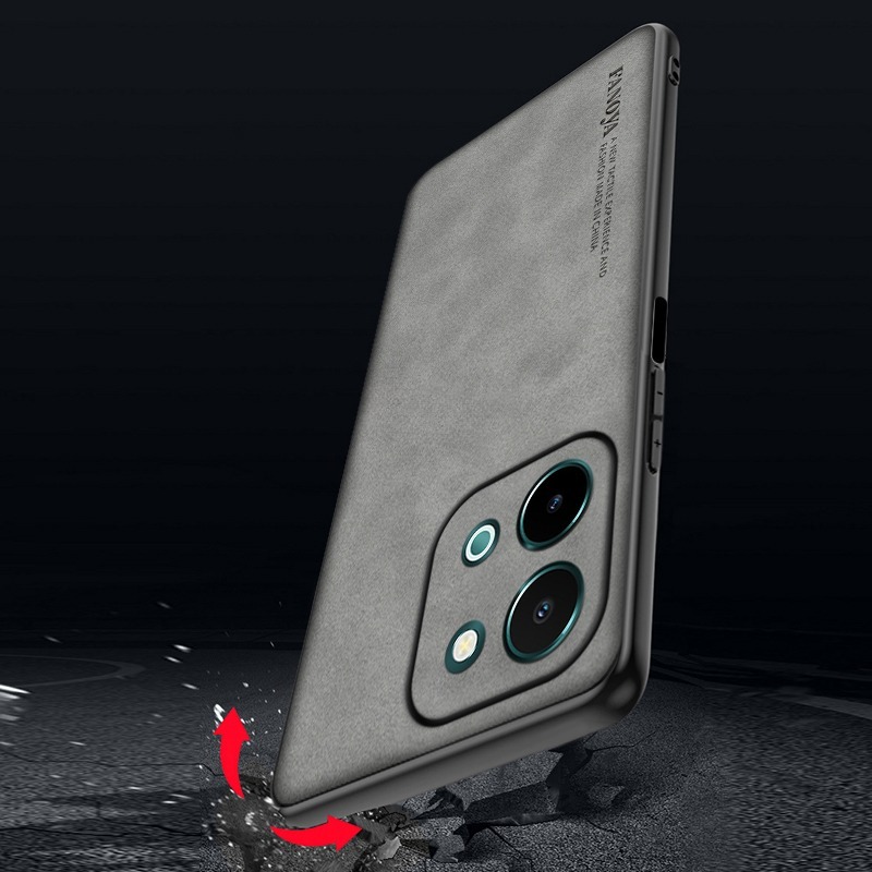Phone case For Vivo Y28 Y28S Case Back cover Fluff Hard Cortex Plush Cover with Soft Frame Anti-knock stand Holder For VIVO Y28S Y28 Cover cases.