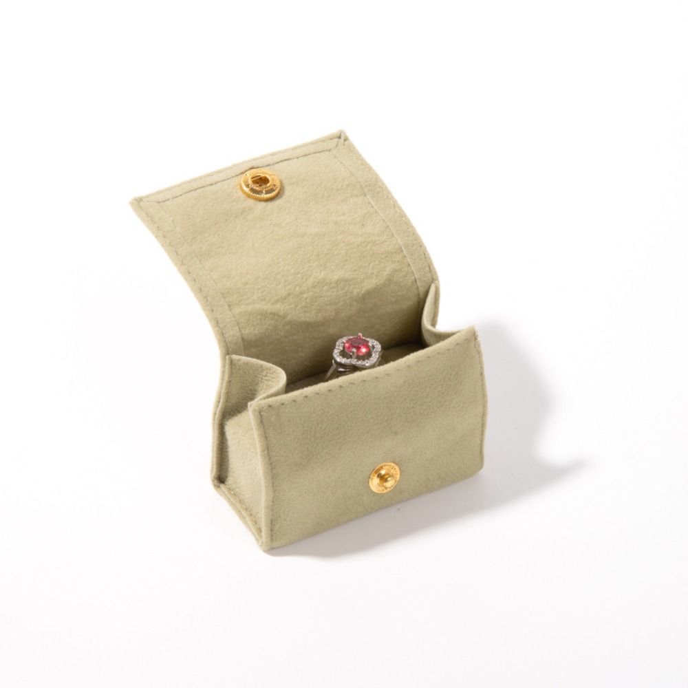 Corduroy Women Jewelry Box Necklaces Case Mini Jewelry Organizer Simple Multi-functional Jewelry Case Women