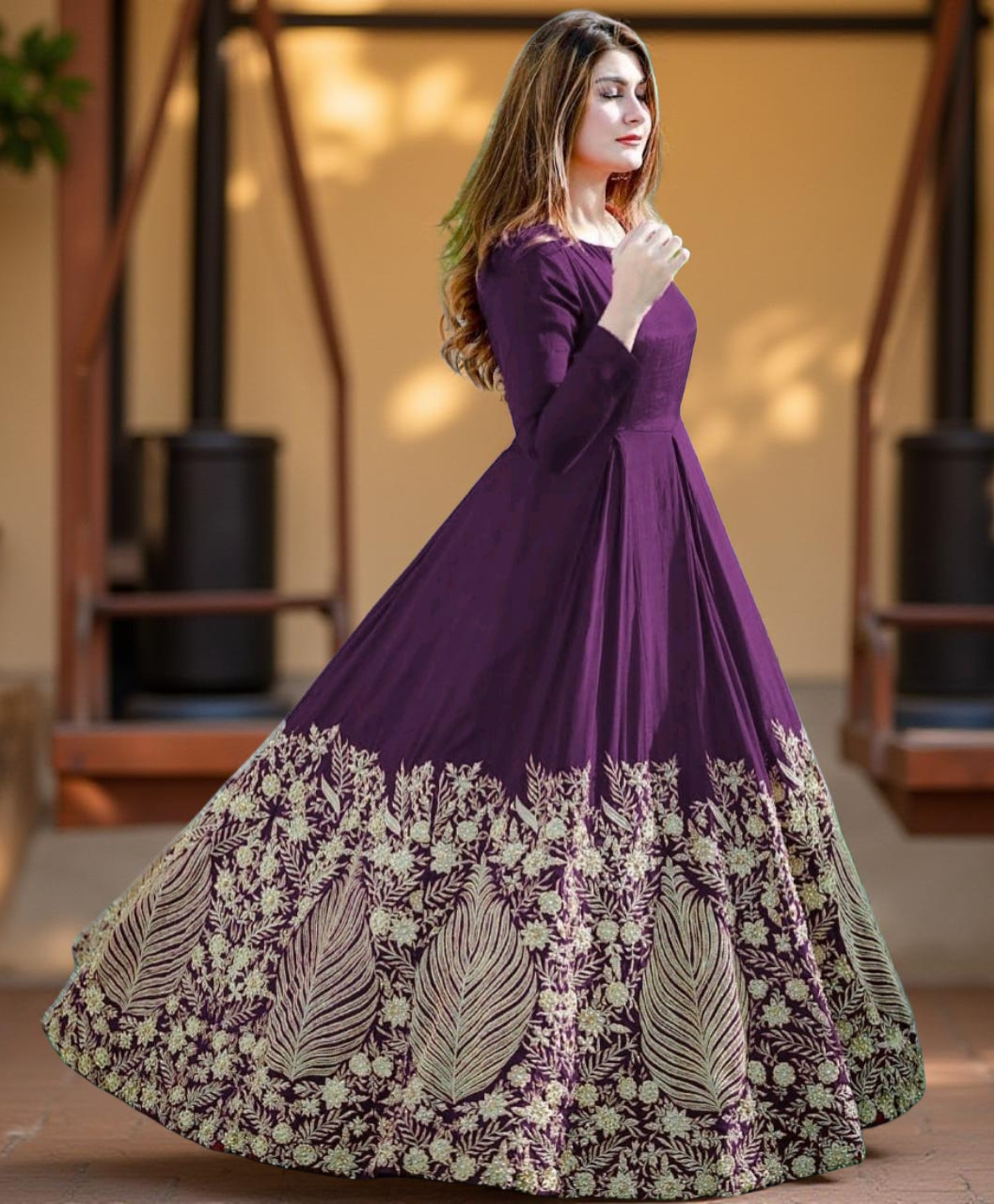 New Arrival Fashion Maxi Designer Chiffon Stitched Maxi for Women &  Girls/Designer Maxi / New Long Style Maxi /Stylish Maxi / Ready to Wear  /Wedding Dress For Girls/Ladies/Women