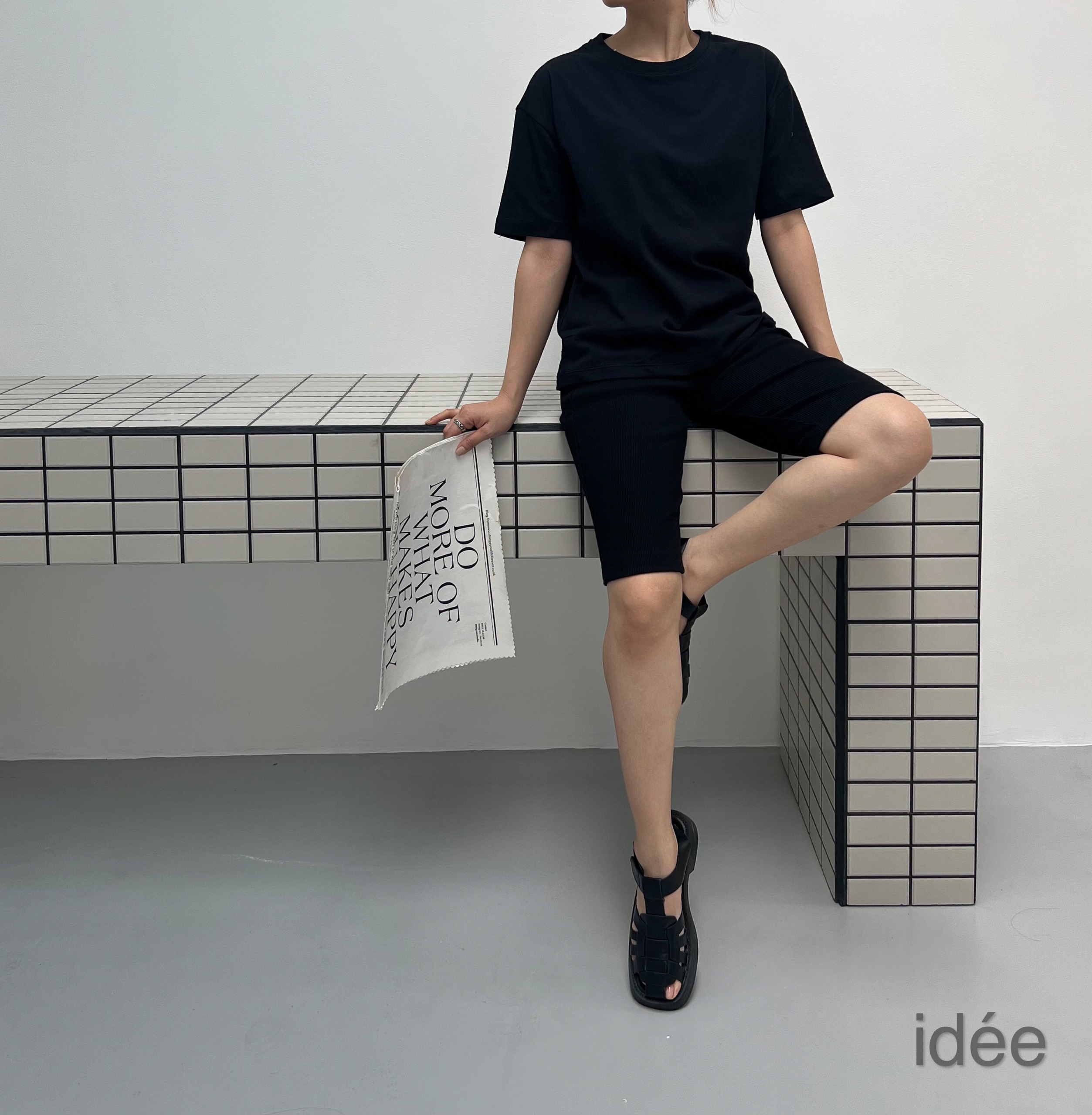 Quần biker short legging lửng idée