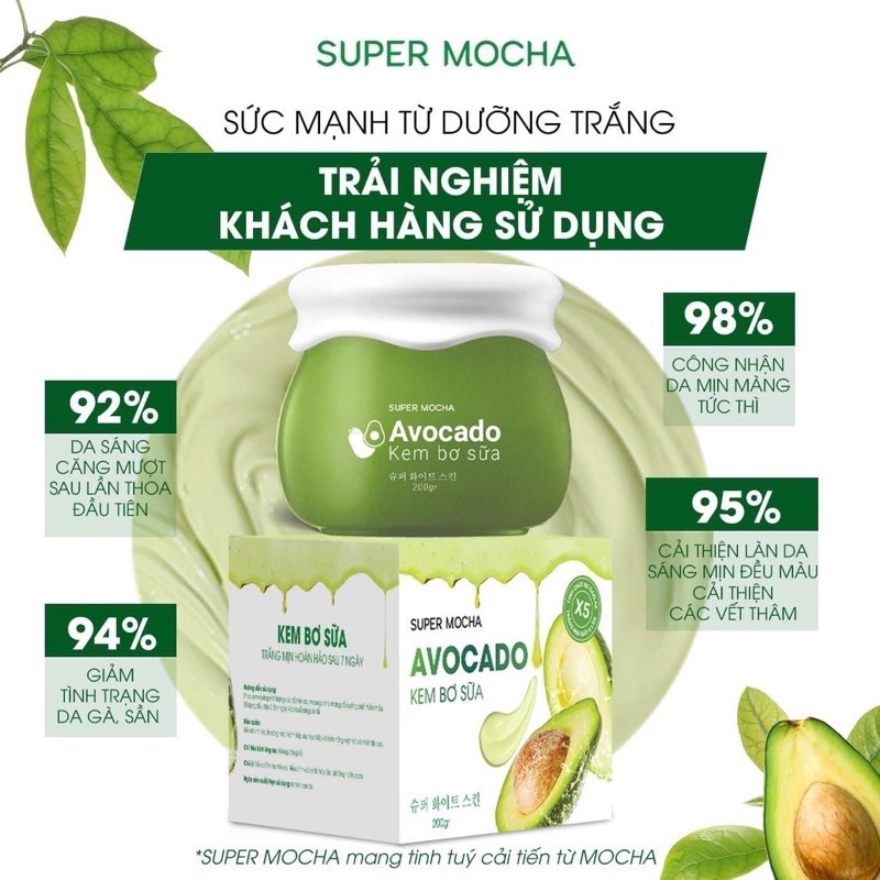 Body kem Bơ Sữa MOCHA ( 200gr)