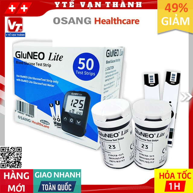 ✅ Que Thử Đường Huyết GluNeo Lite | (Date Xa) | (Chính hãng Osang Healthcare - Hàn Quốc) -VT0788 - Y Tế Vạn Thành