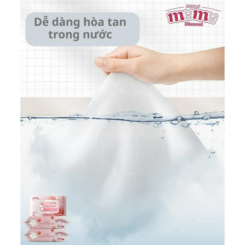 Khăn ướt Momo Diamond, Momotaro, Yubest