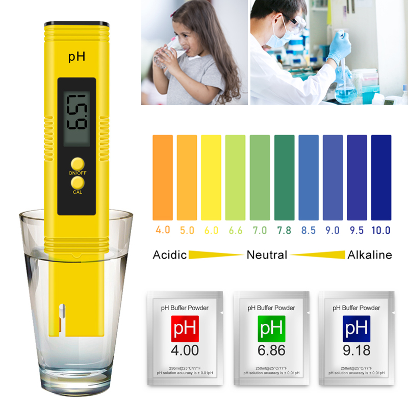 NEW 【Exclusive Discount】PH Meter 0.01 PH High Precision Water Quality ...