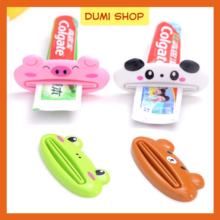 Dụng cụ kẹp lấy kem đánh răng hình thú giao màu ngẫu nhiên - dumi shop