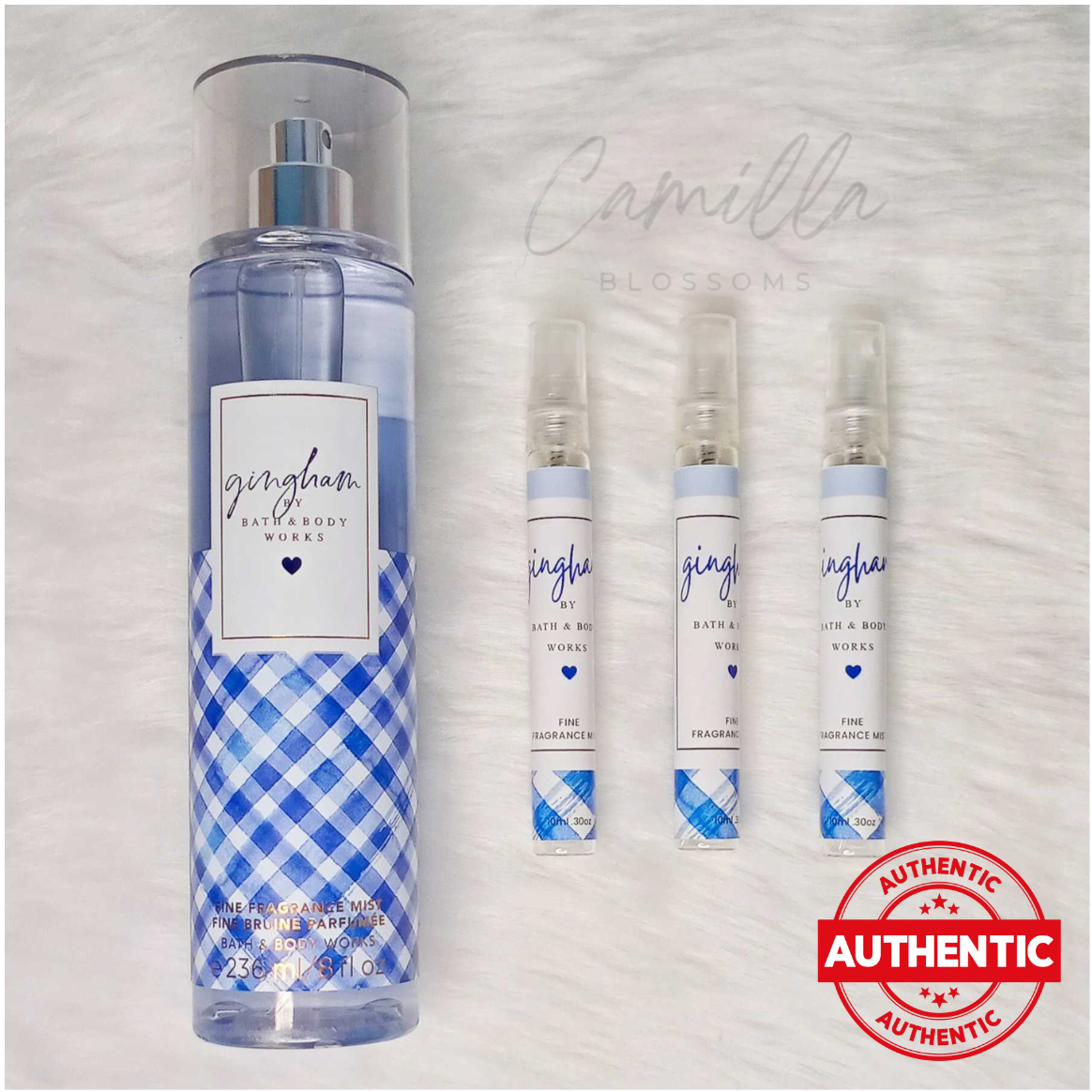 Authentic Bath & Body Works Gingham Decant (10mL) Lazada PH