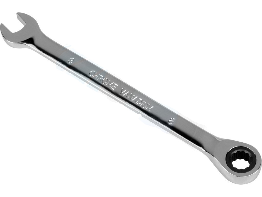TOLSEN 14mm Ratchet Gear Spanner Fixed Head Combination Wrench Cr-V Model: 15210. 