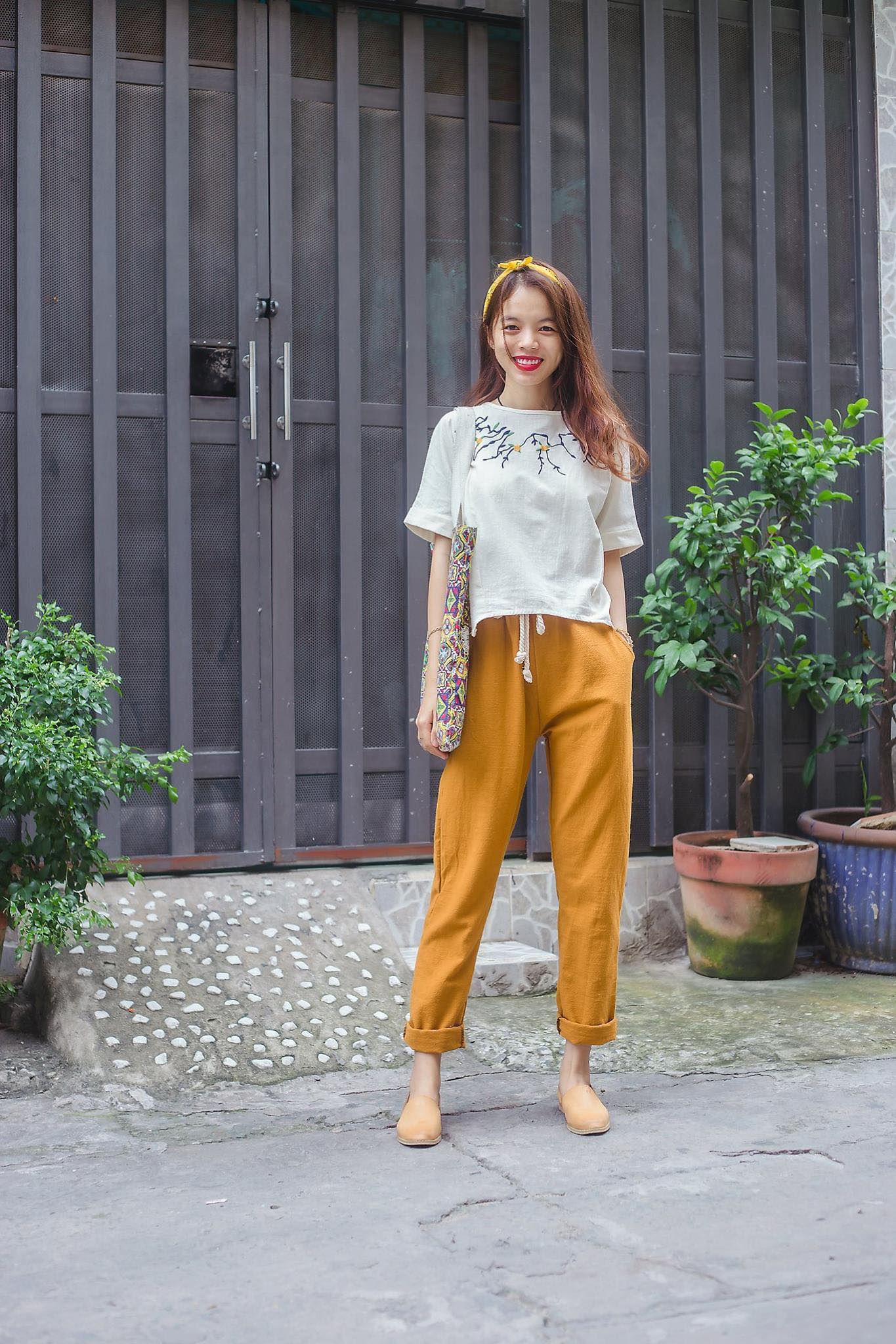 MORI - Quần Baggy linen