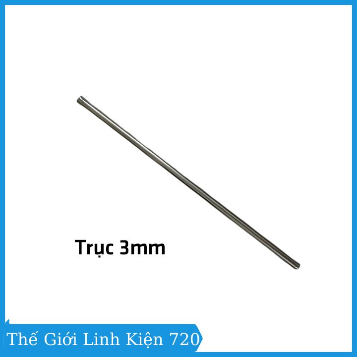 Trục thép nối dài trục động cơ dài 100mm trục 2mm / 3mm / 4mm / 5mm / 6mm / 8mm / 10mm