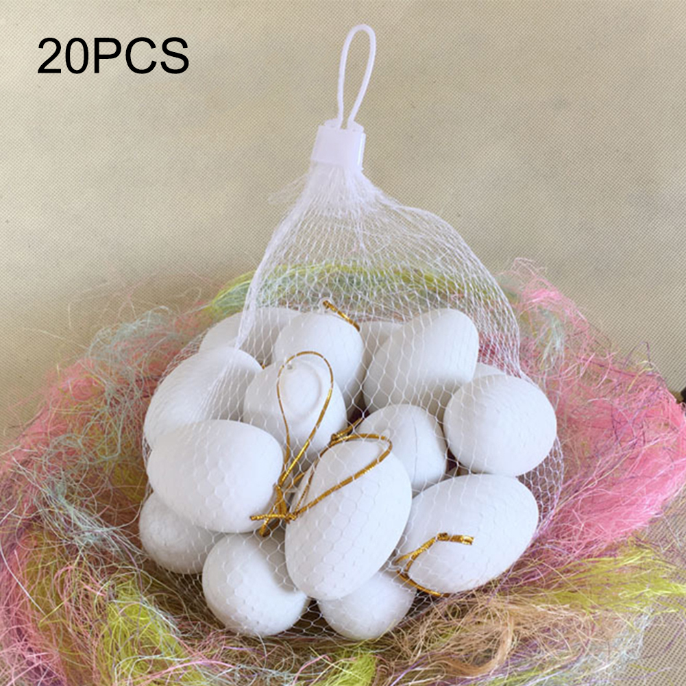 20 Easter Egg DIY Graffiti Colored Eggs Christian Decoration 4*6CM Eggs