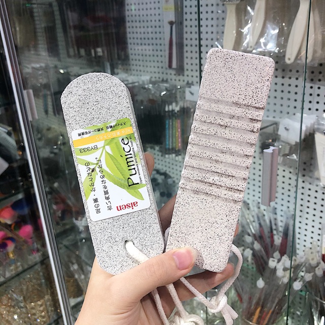 Đá chà chân aisen nhật bản by333 bọt đá tự nhiên 100% tẩy tế bào chết