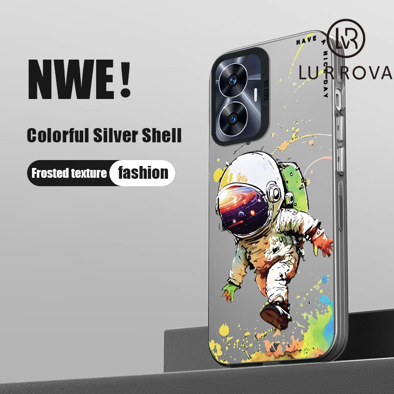 Case RealmeC55 NarzoN55 Graffiti Monkey Graffiti Doraemon Graffiti Panda Graffiti Astronaut Graffiti Black Cat Colorful cartoon mobile phone case