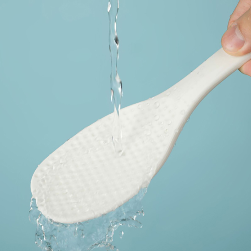 Cooking Riz Spoon PP Rice Cooker Plastic Spoon No Rice Spoon Vertical Sticky Rice Spoon ...