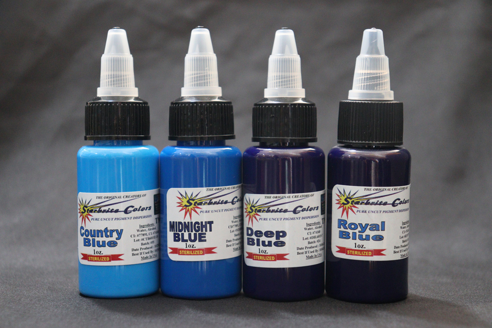 StarBrite Colors 25 Essential Colors Sterile Tattoo Ink 2 oz