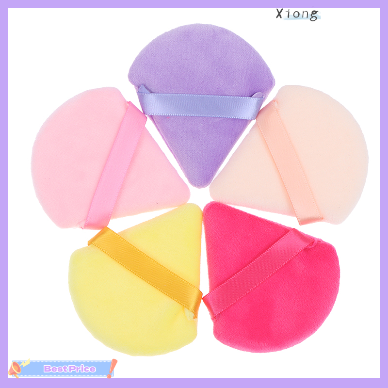 Xiong Cosmetic Puff Triangle Velvet Foundation Mini MakeUp Sponge Puffs MakeUp Tool