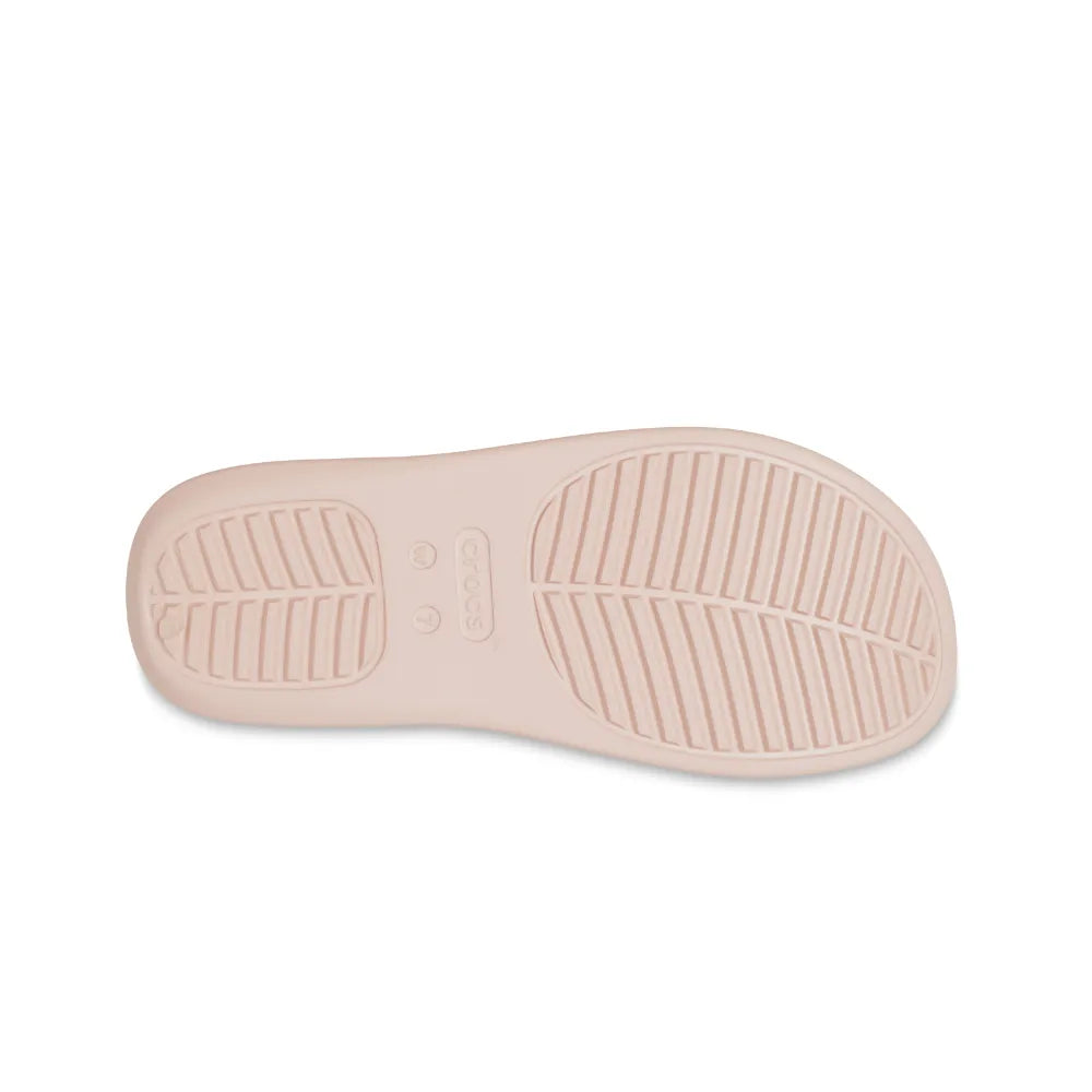 Dép xỏ ngón Nữ Crocs Getaway Platform - Quartz - 209410-6UR