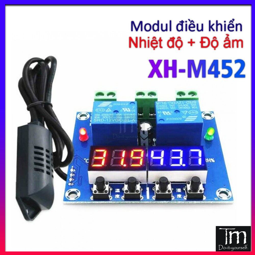 Mạch điều khiển nhiệt độ - độ ẩm xh-m452