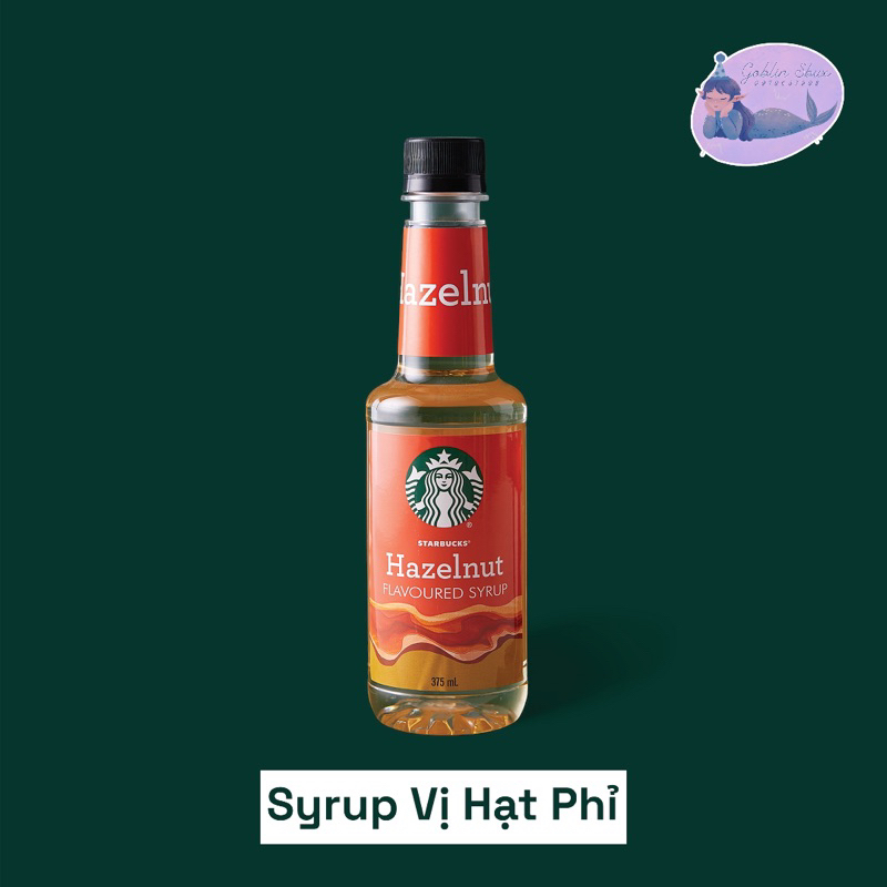 [Starbucks Thailand] SYRUP STARBUCKS - SIRO PHA CHẾ STARBUCKS VỊ HAZELNUT 375ML