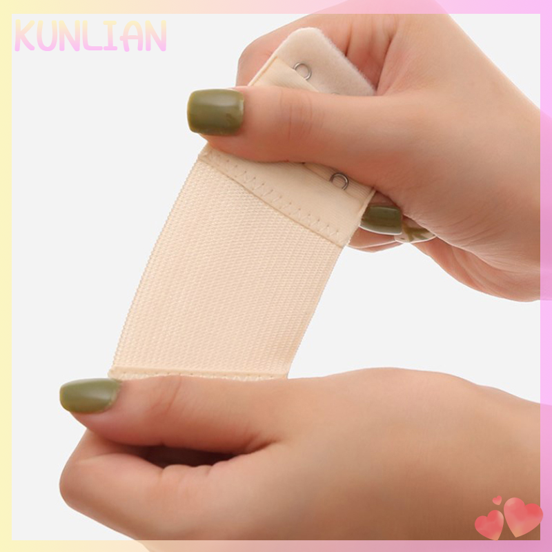 [KUNLIAN] Bra Extenders Strap Buckle Extension 2 Hooks Bra Strap Extender Adjustable Intimates Belt Buckle Accessories Women Bra Strap