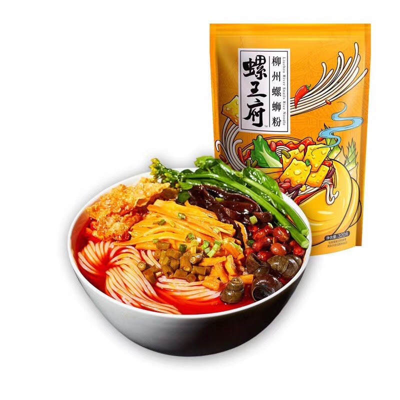[SET 2 GÓI ] Bún Ốc Liễu Châu Lý Tử Thất BỊCH 335G [ HÀNG SẴN]