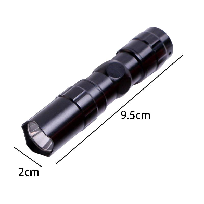 BNTOOL Mini Flashlight Camping Torch Bright Aluminum Alloy Small Flash Light Handheld Torch LED Flashlight for Garage Emergency Home