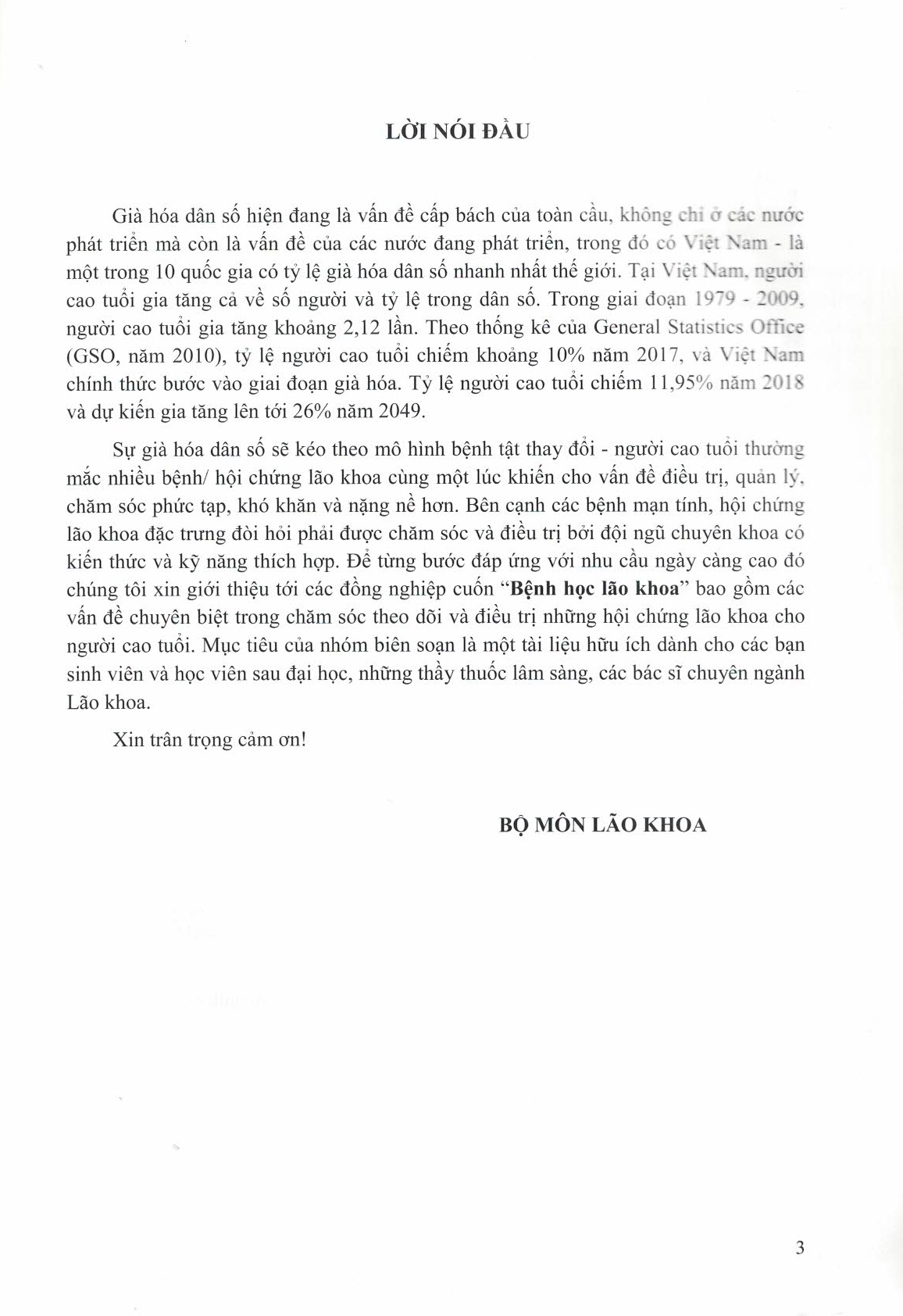 Bệnh Học Lão Khoa