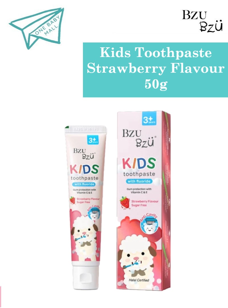 One Baby Mall BZU BZU Kids Toothpaste Bundle Deal - Strawberry/Grape ...