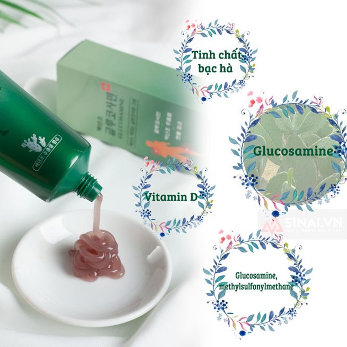 [Date 10/2025] Dầu Lạnh Xoa Bóp Hàn Quốc 150ML - Glucosamine