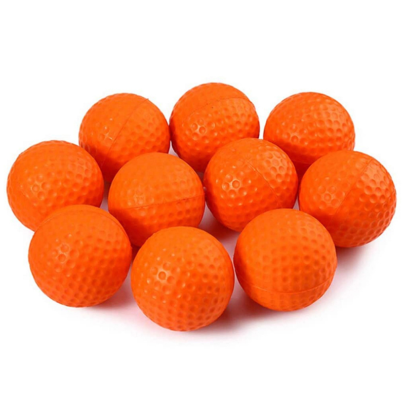 Imuch 10Pcs PU Foam Golf Balls Sponge Elastic Indoor Outdoor Practice Training
