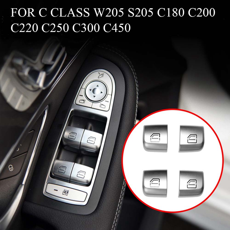 4pcs door window glass lifter control switch button for - c class w205 glc w253