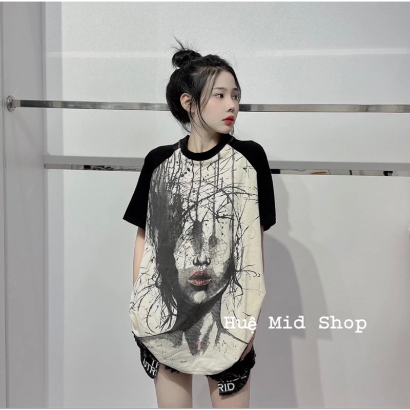 Áo Thun Nữ , Áo In Hình Hot Gơ Loang