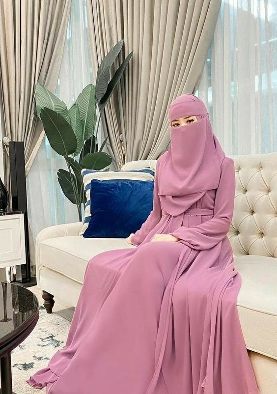 Simple%20&%20Beautiful%20Veil%20Charm%20Forehead%20Niqab%20Tpink%20Colour%20By%20MY%20FASHION%20-%20Image%203