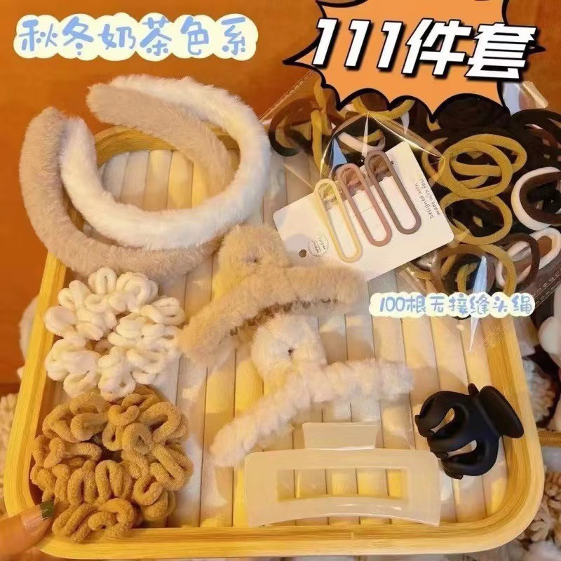 Set kẹp tóc 111 chi tiết phong cách xinh xắn cho các nàng