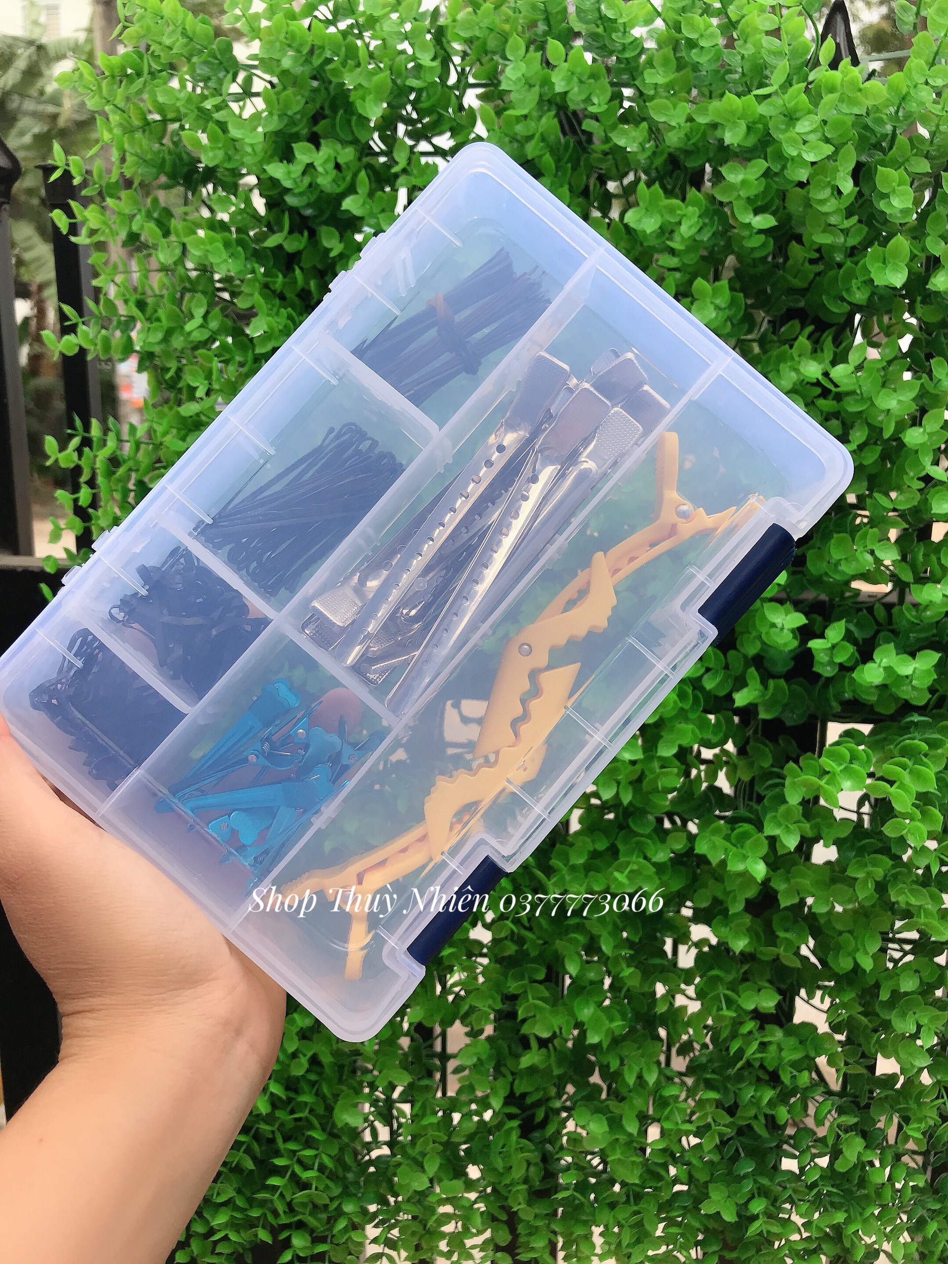 Hộp nhựa đựng xẹt tóc