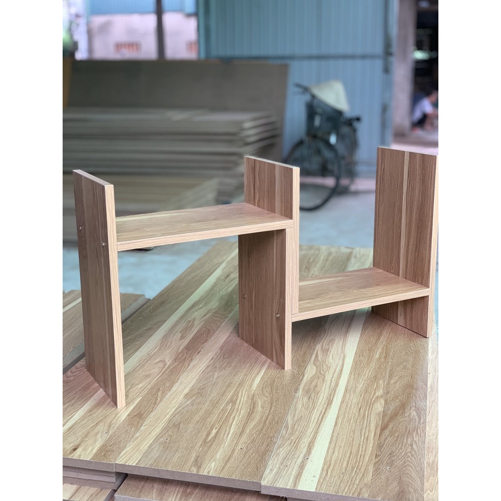 Kệ Sách Gỗ Để Bàn Lắp Ghép Đa Năng