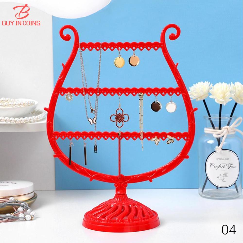 BUY IN COINS Creative Wine Cup Shape Ear Studs Earrings Bracelet Storage Shelf Jewelry Display Holder Stand