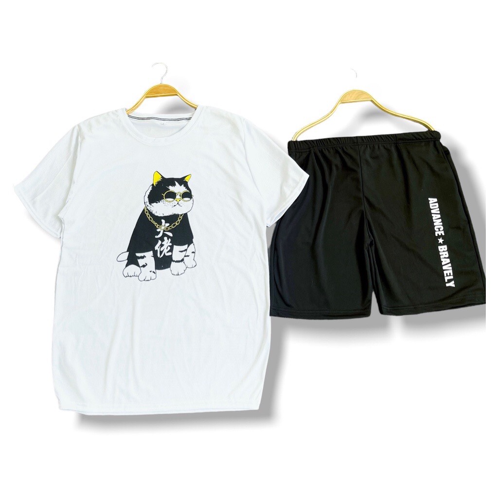 [HCM]" FREE SHIP " ĐỒ BỘ THỂ THAOSET BỘ THỂ THAO IN HÌNH CON MÈO ĐEO MẮT KÍNH SIÊU NGẦU TẬP GYM HAY ĐI CHƠI ĐỀU ĐẸP MẪU MỚI NHẤT SẢN PHẨM CỦA FASHION SIMPLE