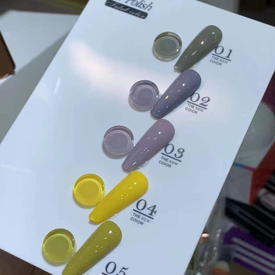 set sơn very good 5 màu tặng bảng màu