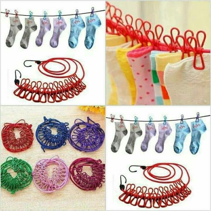 Dây phơi đồ có kẹp sắt thông minh - ThingKids