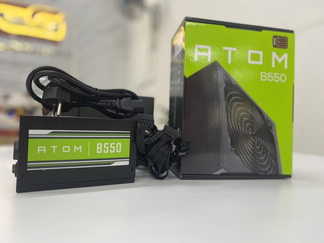 Nguồn máy tính Antec ATOM B550 - 550W 80 PLUS BRONZE NEW